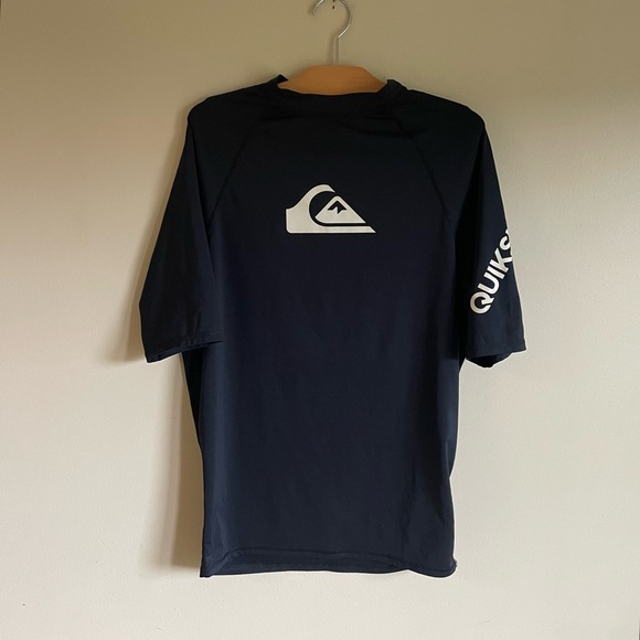 Quiksilver Other - Quiksilver All Time Rash Guard Swim Surf Tee Short Sleeve UPF 50+ Mens Size XL